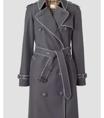 Faith Mitchell Will Trent Grey Trench Coat