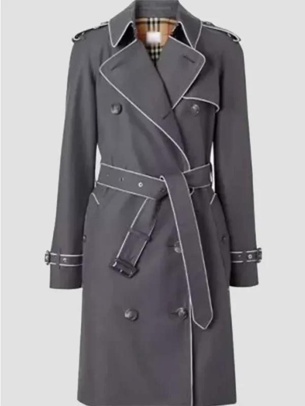 Faith Mitchell Will Trent Grey Trench Coat