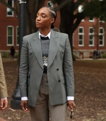 Faith Mitchell Will Trent TV Series Grey Blazer