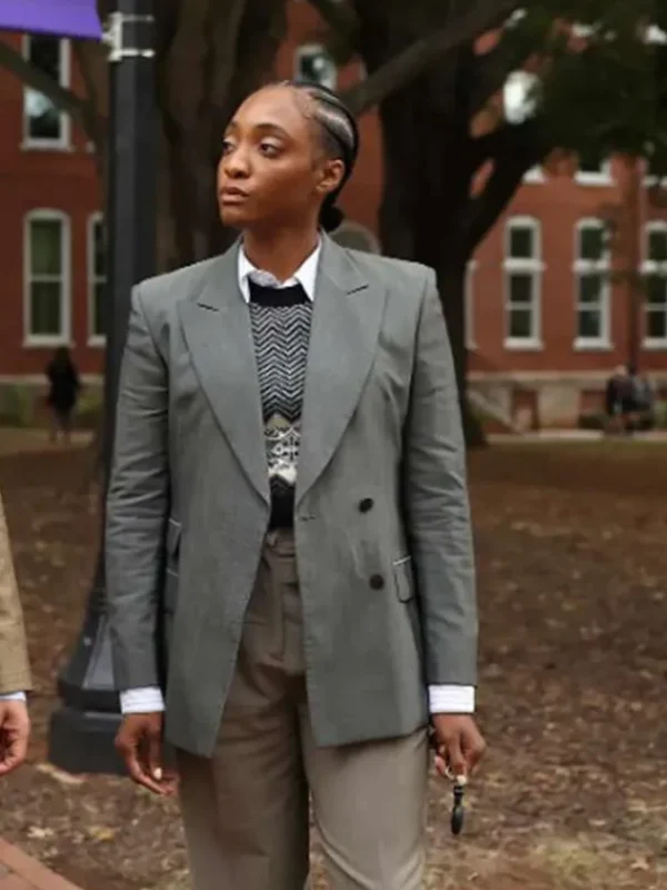 Faith Mitchell Will Trent TV Series Grey Blazer