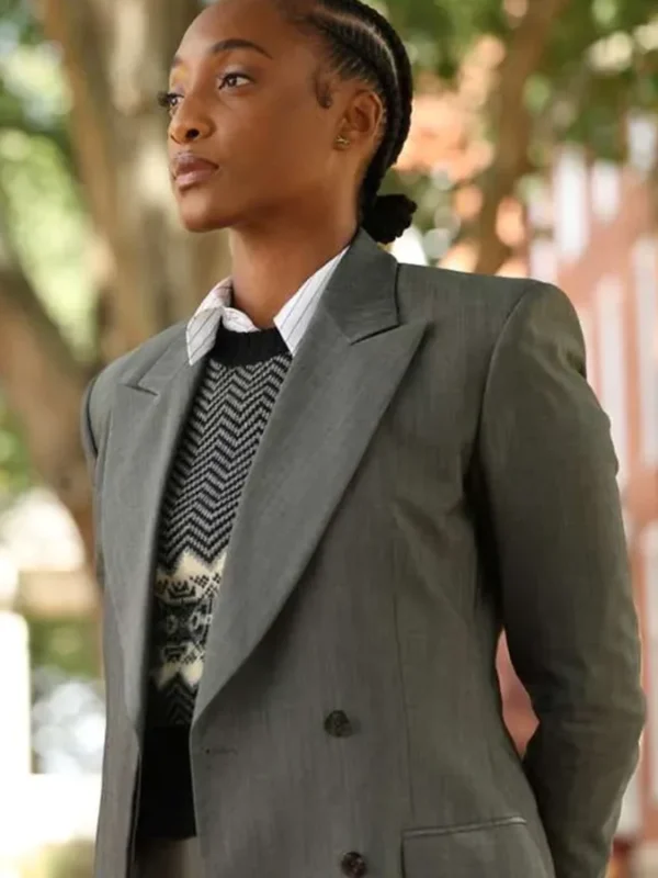 Faith Mitchell Will Trent TV Series Grey Blazer