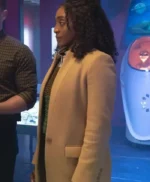 Will Trent S04 Faith Mitchell Beige Wool Coat