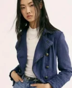 Faith Newman The Young and The Restless Blue Jacket