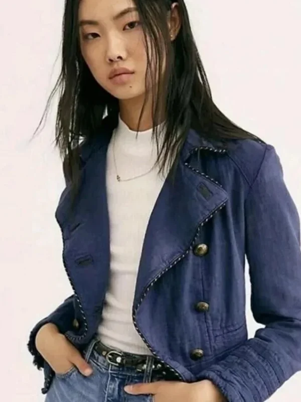 Faith Newman The Young and The Restless Blue Jacket