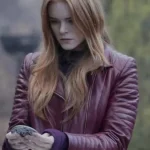 Fate The Winx Saga Abigail Cowen Maroon Jacket