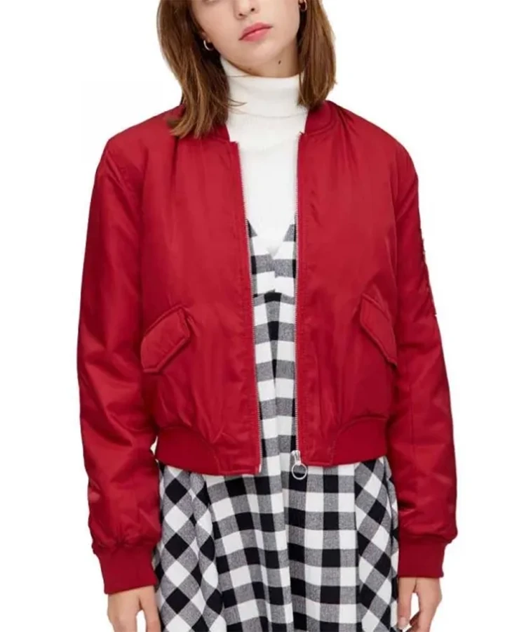 Fate The Winx Saga Musa Bomber Red Jacket Fate The Winx Saga Musa Bomber Red Jacket