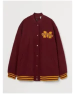 Fate The Winx Saga S02 Aisha Burgundy Varsity Jacket