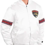 Florida Panther White Bomber jacket
