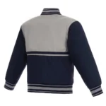 Florida Panthers Youth Poly-Twill Navy and Gray Jacket