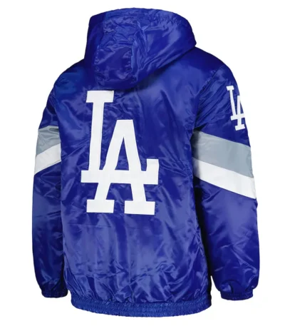 Force Play II LA Dodgers Hoodie Half-Zip Jacket