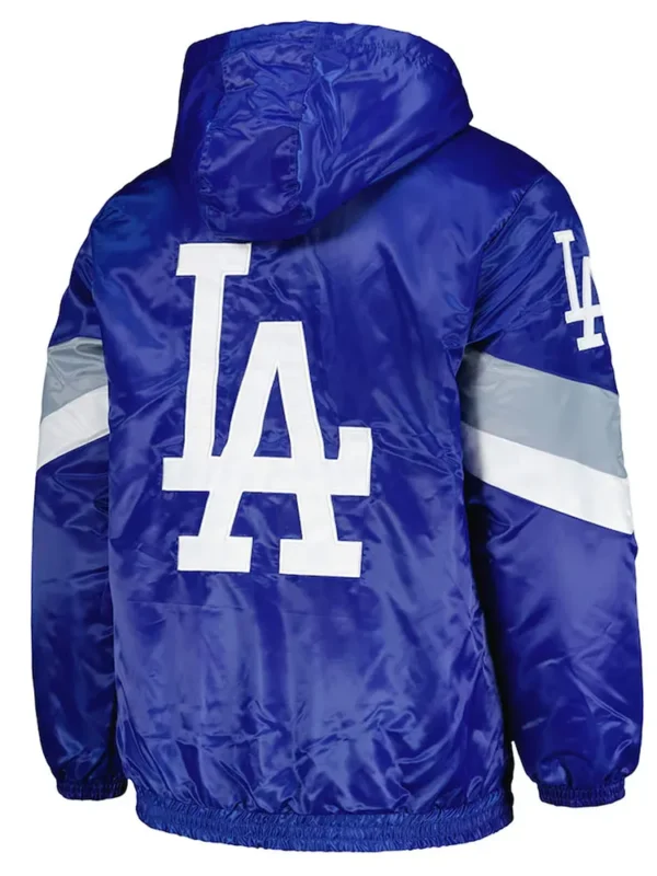 Force Play II LA Dodgers Hoodie Half-Zip Jacket