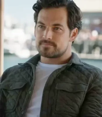 Giacomo Gianniotti Wild Cards 2024 Quilted Jacket