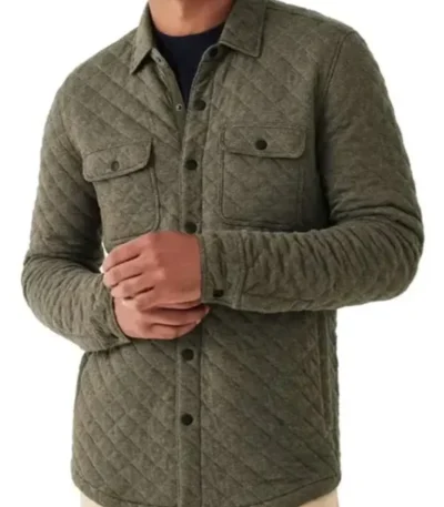 Giacomo Gianniotti Wild Cards 2024 Quilted Jacket