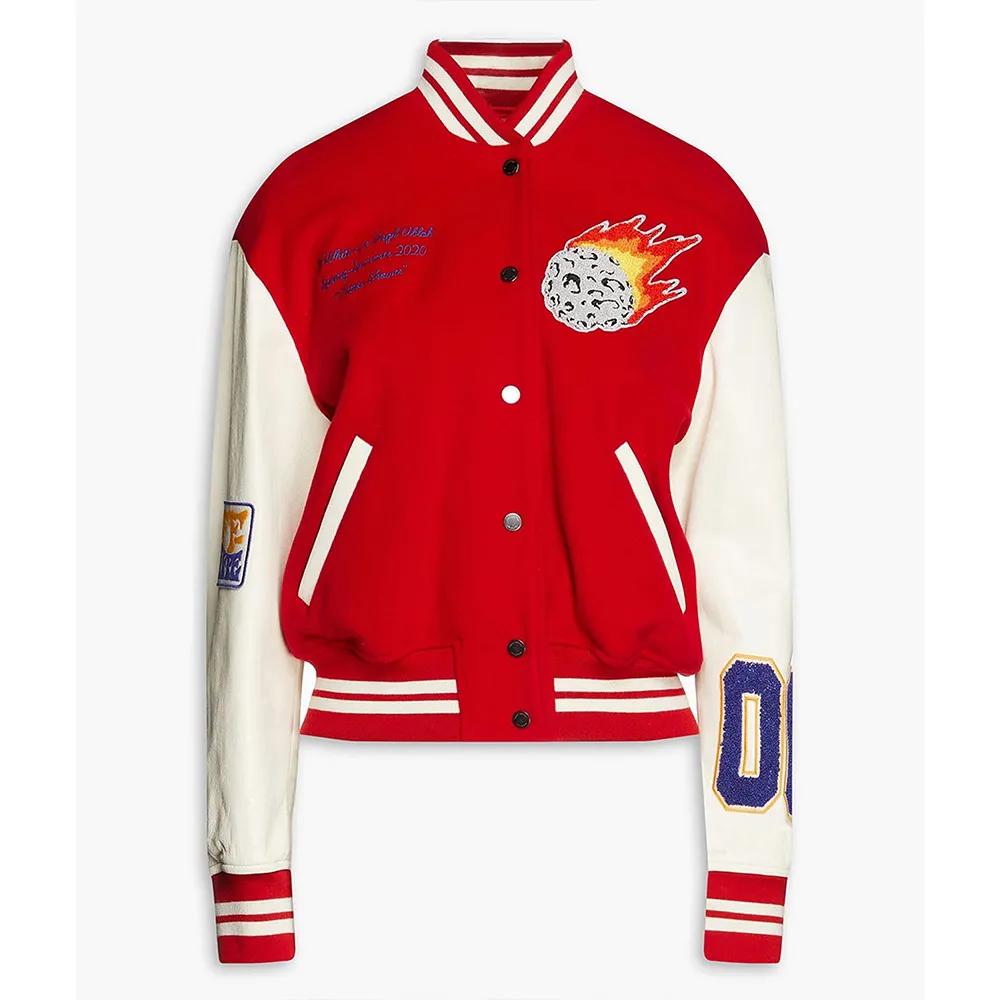 Gigi Hadid Meteor Shower Varsity Jacket Gigi Hadid Meteor Shower Varsity Jacket