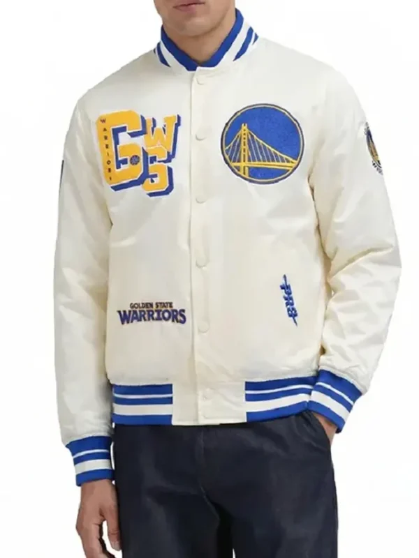 Golden State Warriors Best of Rib Satin Jacket