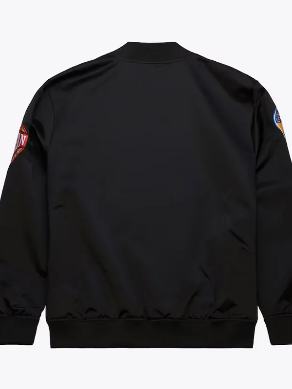 Golden State Warriors Black Out Satin Jacket