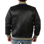 Golden State Warriors Champions Black Satin Jacket