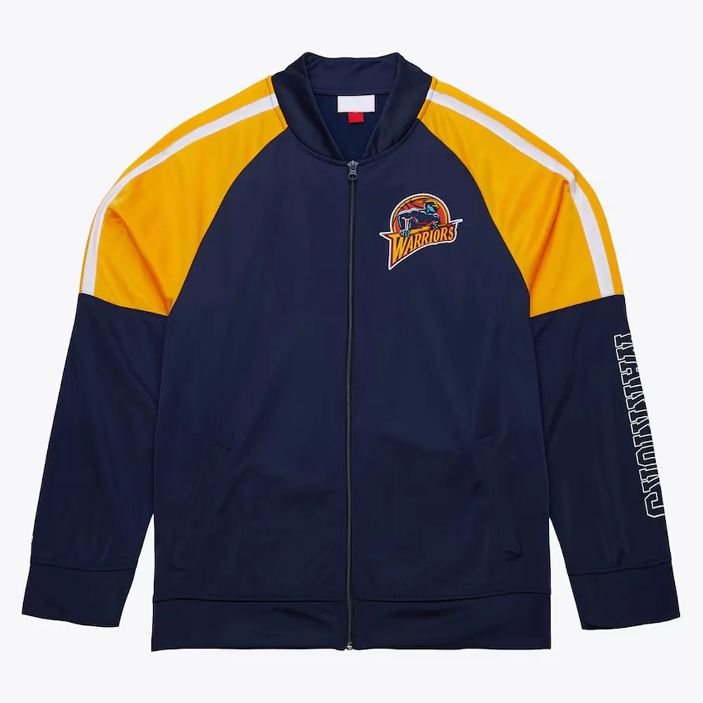 Golden State Warriors Color Blocked Full-Zip Track Jacket Golden State Warriors Color Blocked Full-Zip Track Jacket