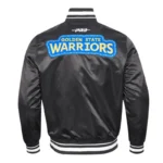 Golden State Warriors Diy Pick Stitch Classic Rib Satin Jacket