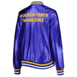 Golden State Warriors Metallic Royal Jacket