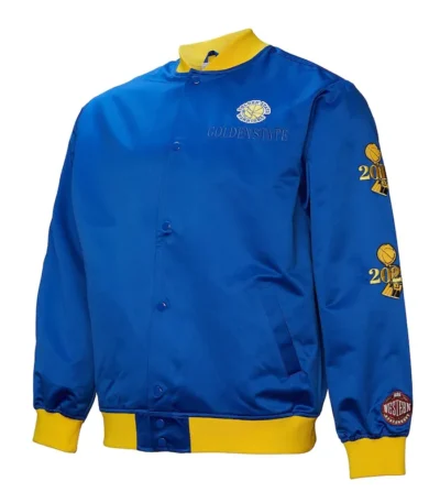 Golden State Warriors OG 3.0 Lightweight Royal Satin Jacket