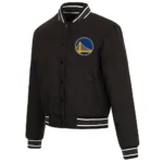 Golden State Warriors Poly-Twill Black Jacket