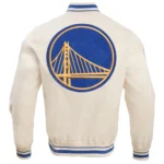 Golden State Warriors Retro Classic Rib Jacket