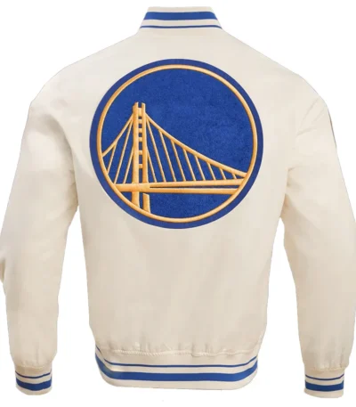 Golden State Warriors Retro Classic Rib Jacket