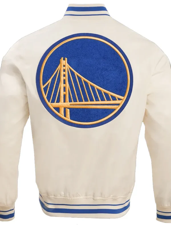 Golden State Warriors Retro Classic Rib Jacket
