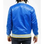 Golden State Warriors Royal Blue Satin Jacket