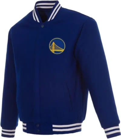 Golden State Warriors Royal Blue Varsity Jacket