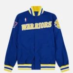 Golden State Warriors Royal Blue Wool Letterman Jacket