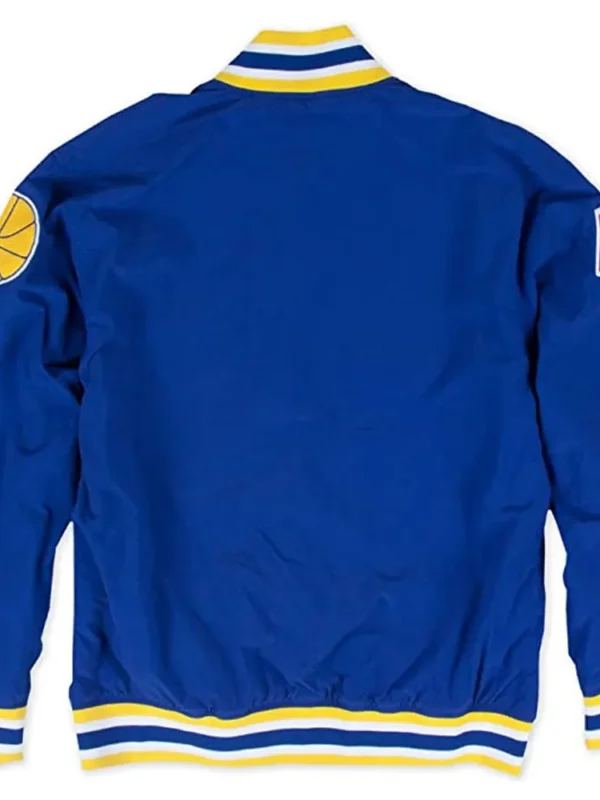 Golden State Warriors Royal Blue Wool Letterman Jacket