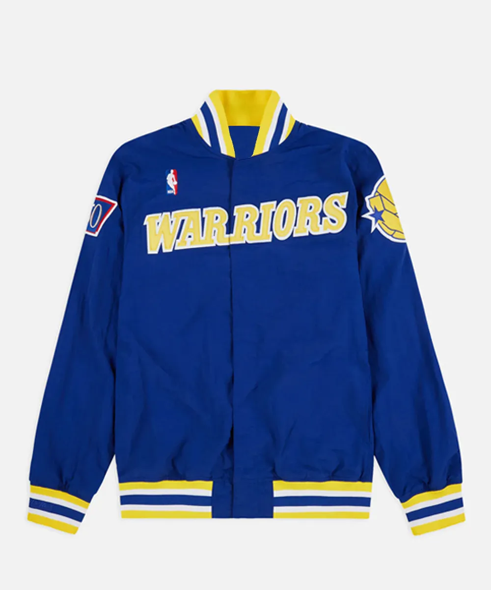 Golden State Warriors Royal Blue Wool Letterman Jacket Golden State Warriors Royal Blue Wool Letterman Jacket