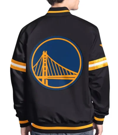 Golden State Warriors Scout Varsity Satin Jacket