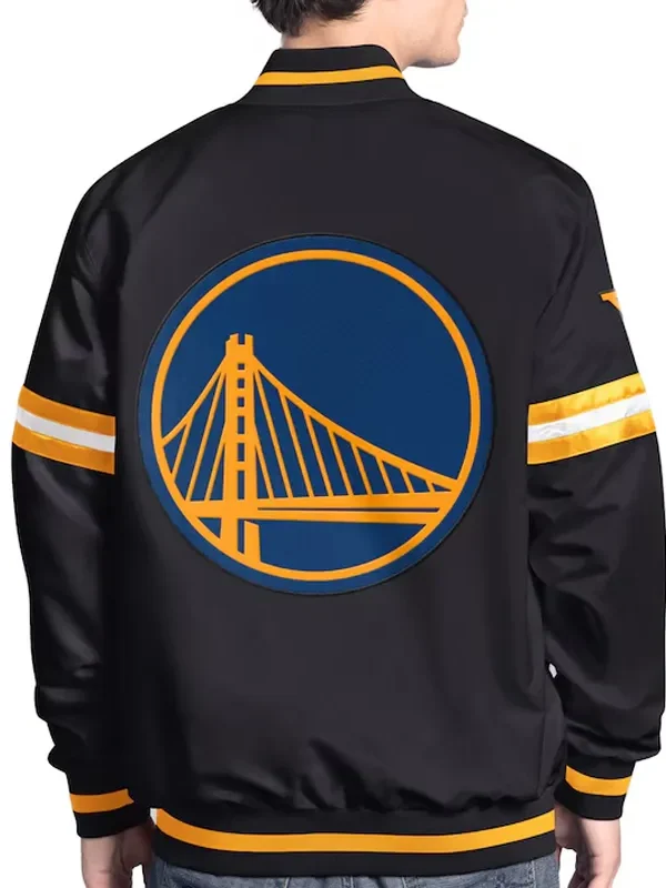 Golden State Warriors Scout Varsity Satin Jacket