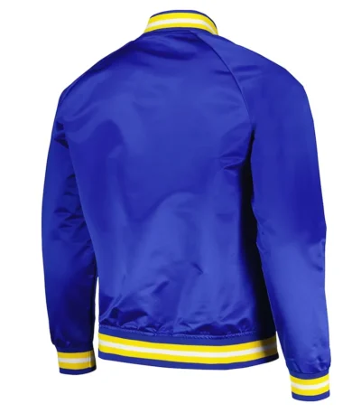 Golden State Warriors Throwback Wordmark Royal Jacket