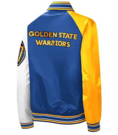 Golden State Warriors Tradition II Varsity Satin Jacket