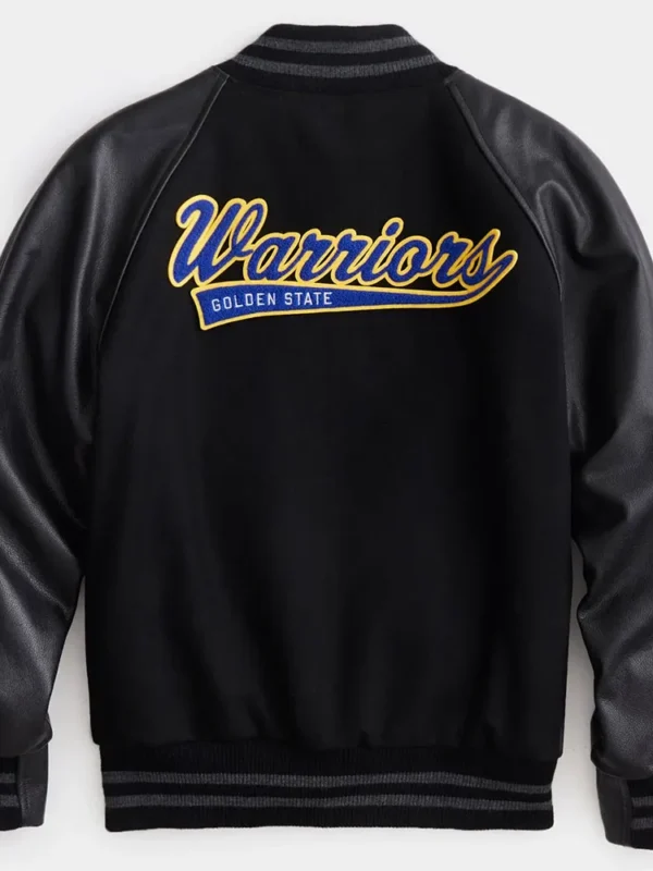 Golden State Warriors Varsity Black Jacket