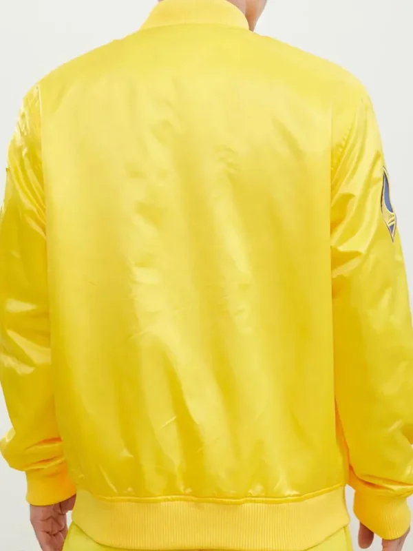 Golden State Warriors Wordmark Satin Jacket