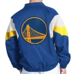 Golden State Warriors Yard Line Royal Full-Zip Jacket
