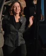 Governor Perry Yellowstone S04 Black Wool Coat