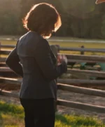 Governor Perry Yellowstone S04 Black Wool Coat