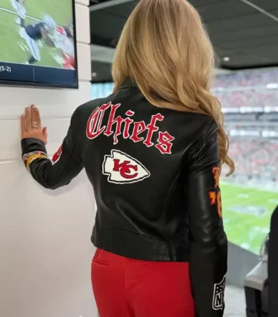 Gracie Hunt Chiefs Leather Jacket