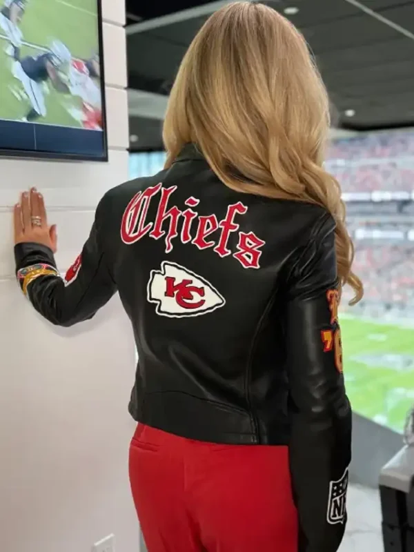 Gracie Hunt Chiefs Leather Jacket