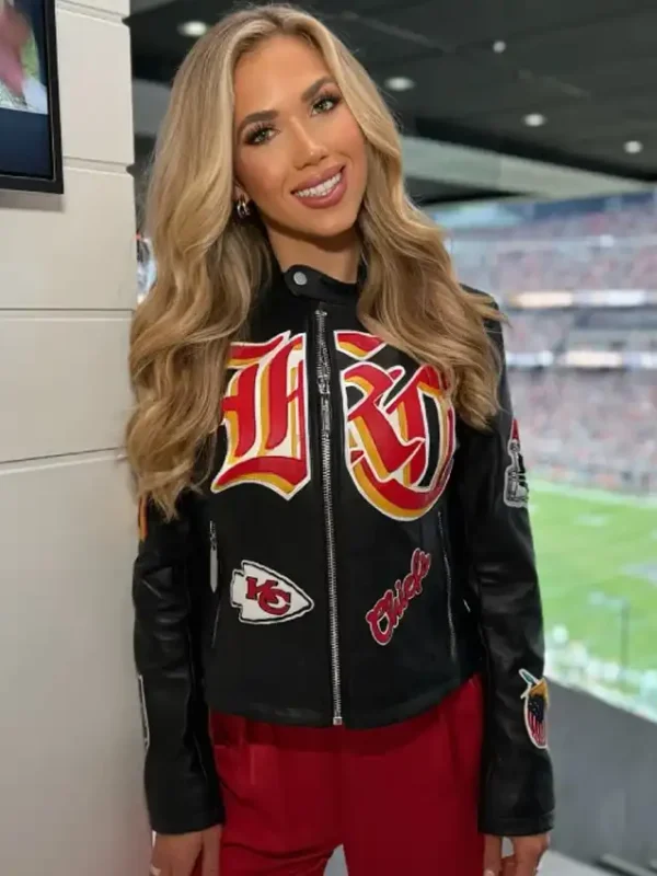 Gracie Hunt Chiefs Leather Jacket