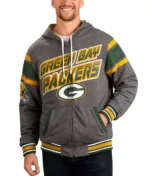 Gray Green Bay Packers Extreme Hoodie