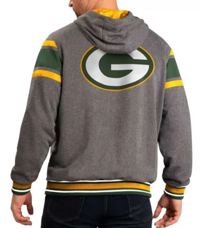 Gray Green Bay Packers Extreme Hoodie