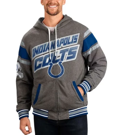 Gray Indianapolis Colts Extreme Hoodie
