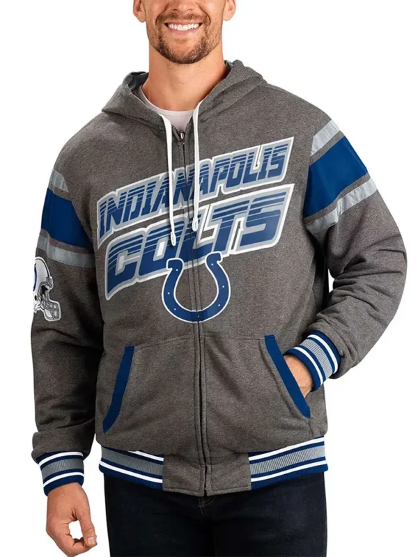 Gray Indianapolis Colts Extreme Hoodie